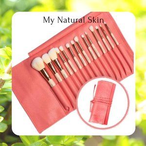 NEW! Farmasi Professional Makeup Brushes Set w/ Roll Up Case (Sealed)